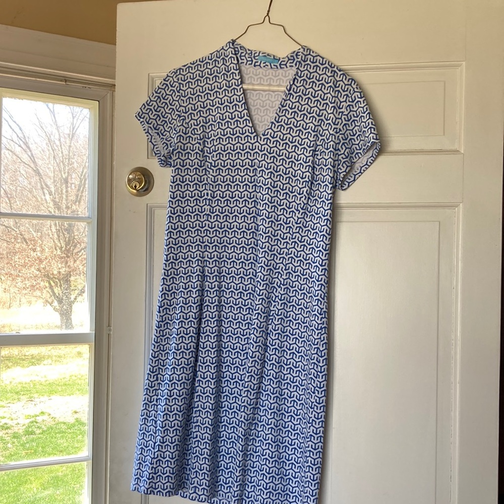J. McLaughlin Ivana short sleeve dress.